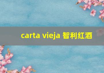 carta vieja 智利红酒